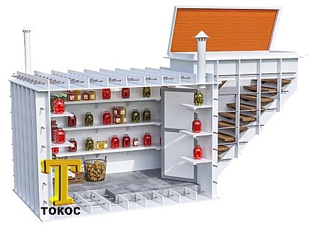 Погреб ТОКОС люкс 1500х1500х2000